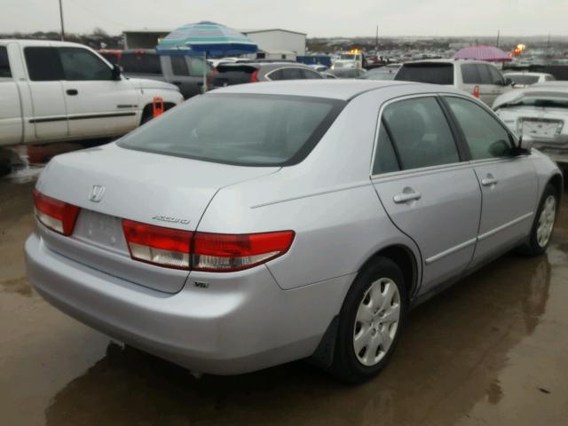 1HGCM66334A091501 - 2004 HONDA ACCORD LX SILVER photo 4