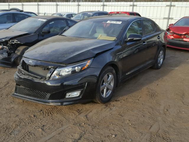 5XXGM4A75EG301729 - 2014 KIA OPTIMA LX BLACK photo 2