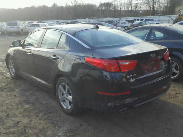 5XXGM4A75EG301729 - 2014 KIA OPTIMA LX BLACK photo 3