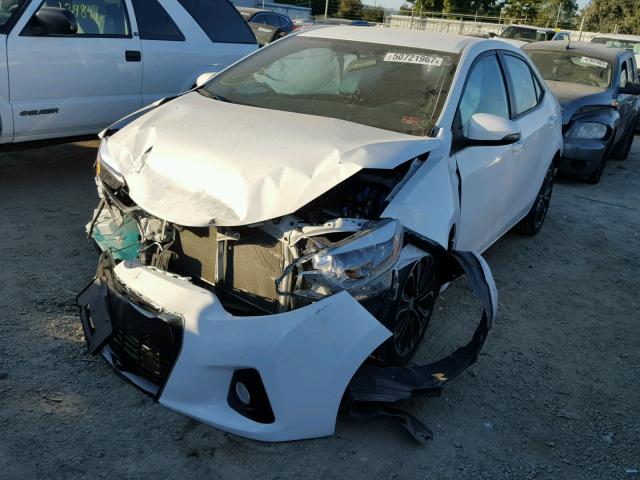 5YFBURHEXFP349585 - 2015 TOYOTA COROLLA L WHITE photo 2