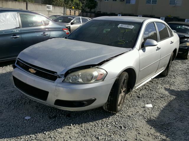 2G1WC5E3XD1235607 - 2013 CHEVROLET IMPALA LTZ SILVER photo 2