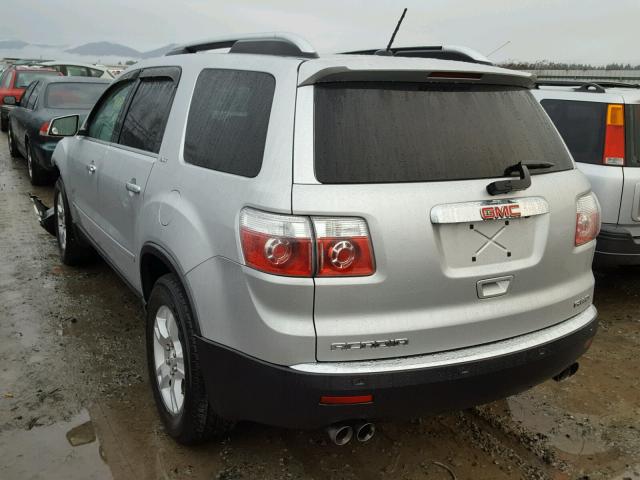 1GKEV33D79J213904 - 2009 GMC ACADIA SLT ნაცრისფერი ფოტო 3
