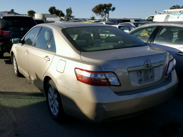 4T1BB46K38U034680 - 2008 TOYOTA CAMRY HYBR BEIGE photo 3