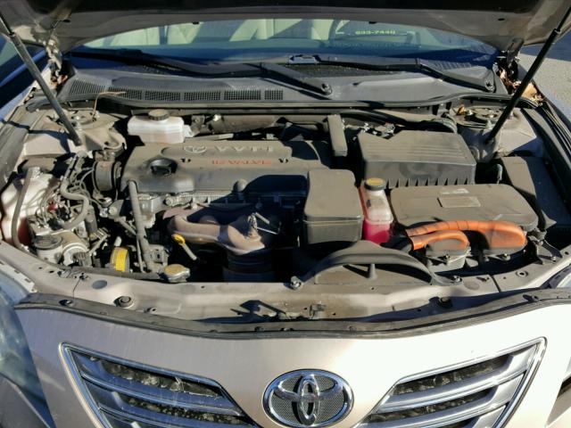 4T1BB46K38U034680 - 2008 TOYOTA CAMRY HYBR BEIGE photo 7