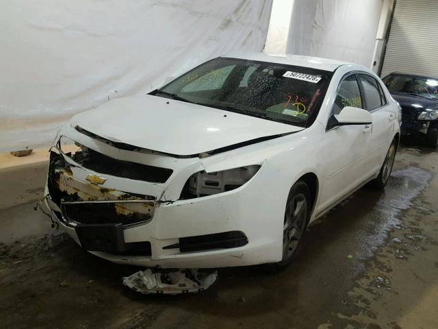 1G1ZC5EB7AF167307 - 2010 CHEVROLET MALIBU 1LT WHITE photo 2