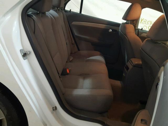 1G1ZC5EB7AF167307 - 2010 CHEVROLET MALIBU 1LT WHITE photo 6