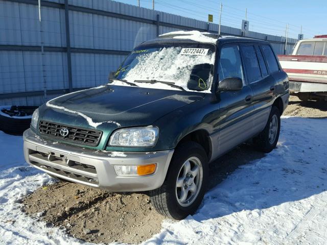 JT3GP10V6W7031009 - 1998 TOYOTA RAV4 GREEN photo 2