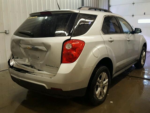 2GNFLEEK3C6192865 - 2012 CHEVROLET EQUINOX LT SILVER photo 4