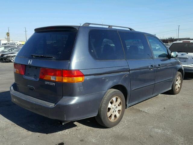 5FNRL18664B113567 - 2004 HONDA ODYSSEY EX GRAY photo 4