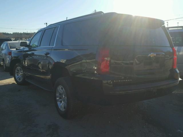 1GNSKHKCXHR387986 - 2017 CHEVROLET SUBURBAN K BLACK photo 3