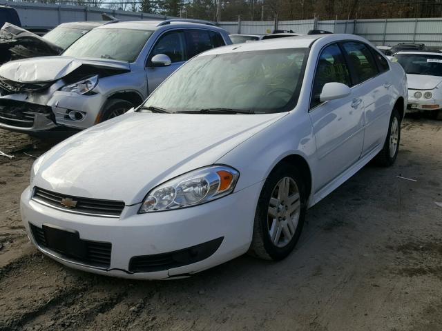 2G1WG5EK7B1237226 - 2011 CHEVROLET IMPALA LT WHITE photo 2