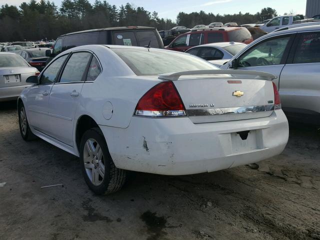 2G1WG5EK7B1237226 - 2011 CHEVROLET IMPALA LT WHITE photo 3