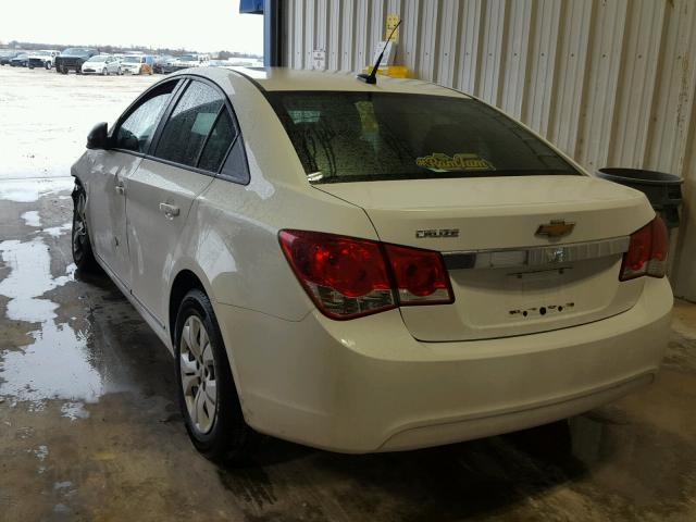 1G1PA5SH7E7484672 - 2014 CHEVROLET CRUZE LS WHITE photo 3