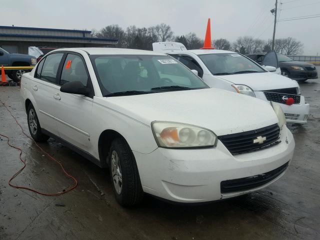 1G1ZS58F67F205894 - 2007 CHEVROLET MALIBU LS WHITE photo 1