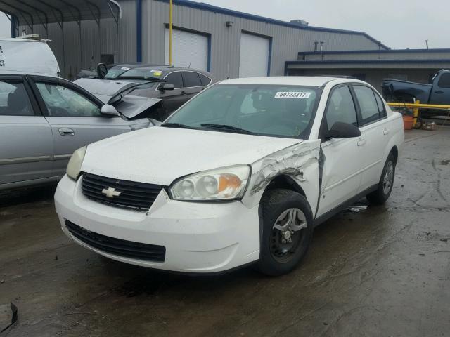 1G1ZS58F67F205894 - 2007 CHEVROLET MALIBU LS WHITE photo 2