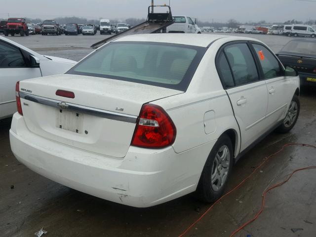 1G1ZS58F67F205894 - 2007 CHEVROLET MALIBU LS WHITE photo 4