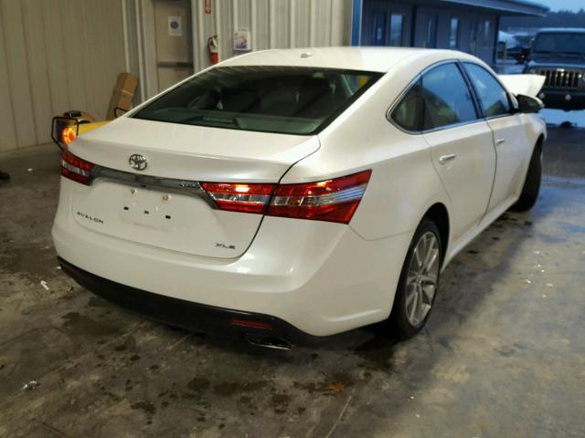 4T1BK1EB9EU090442 - 2014 TOYOTA AVALON BAS WHITE photo 4