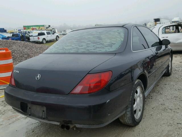 19UYA1247VL009842 - 1997 ACURA 2.2CL BLACK photo 4