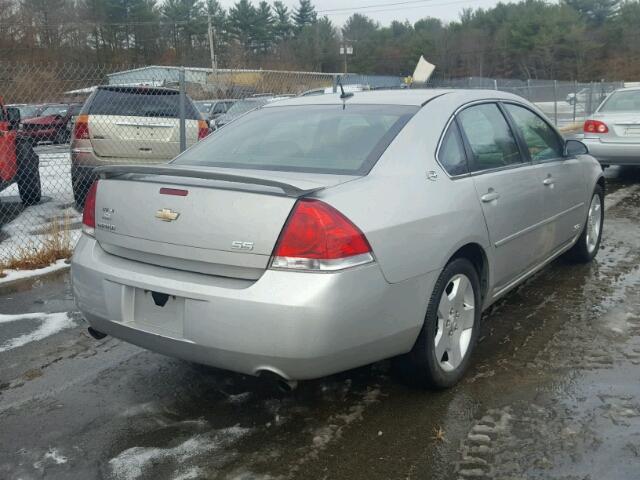 2G1WD58C589137391 - 2008 CHEVROLET IMPALA SUP SILVER photo 4