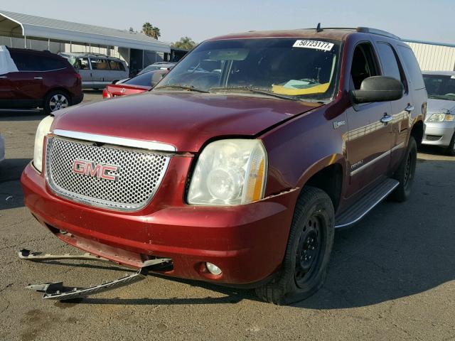 1GKS1GEJ7BR100017 - 2011 GMC YUKON DENA BURGUNDY photo 2