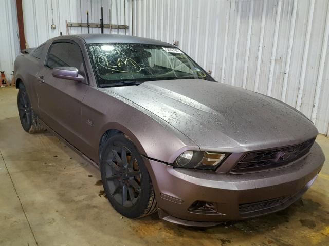 1ZVBP8AN7A5123650 - 2010 FORD MUSTANG PURPLE photo 1