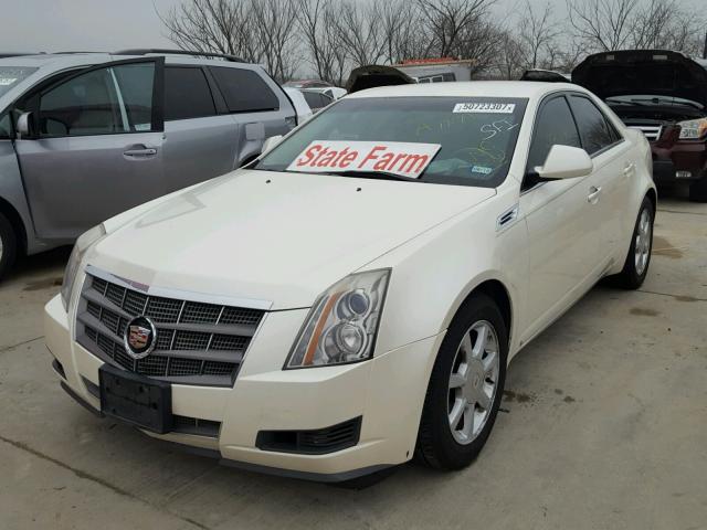 1G6DF577580136221 - 2008 CADILLAC CTS WHITE photo 2