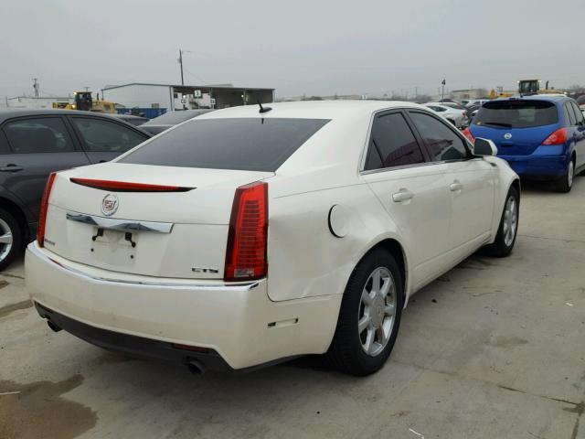 1G6DF577580136221 - 2008 CADILLAC CTS WHITE photo 4