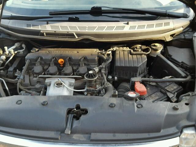 2HGFA16598H336125 - 2008 HONDA CIVIC LX BLACK photo 7