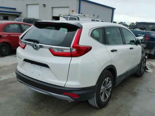 5J6RW5H36HL002938 - 2017 HONDA CR-V LX WHITE photo 4