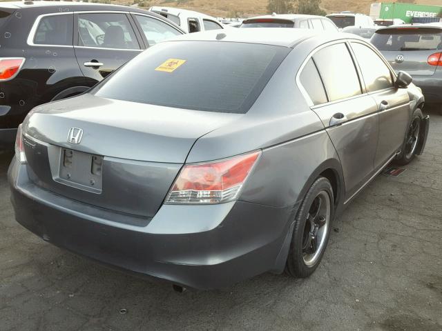 JHMCP26828C016050 - 2008 HONDA ACCORD EXL GRAY photo 4