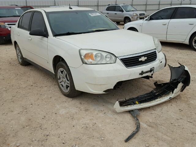 1G1ZS57F47F208519 - 2007 CHEVROLET MALIBU LS WHITE photo 1