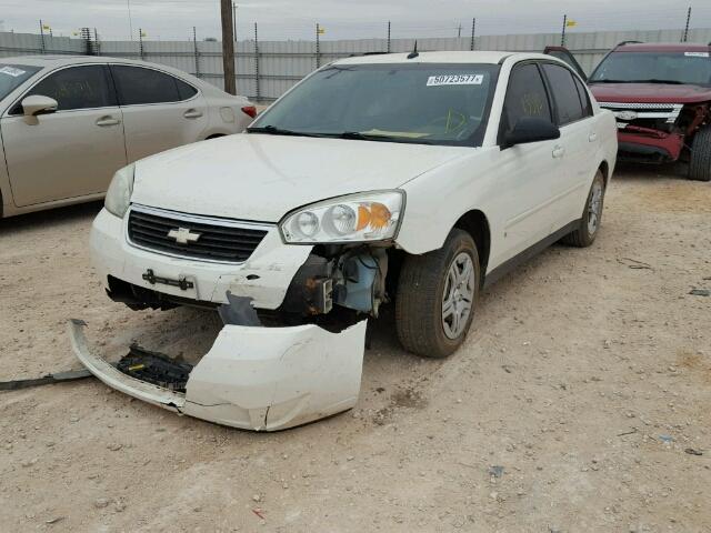 1G1ZS57F47F208519 - 2007 CHEVROLET MALIBU LS WHITE photo 2