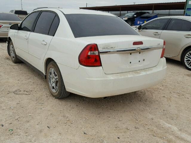 1G1ZS57F47F208519 - 2007 CHEVROLET MALIBU LS WHITE photo 3