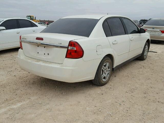 1G1ZS57F47F208519 - 2007 CHEVROLET MALIBU LS WHITE photo 4