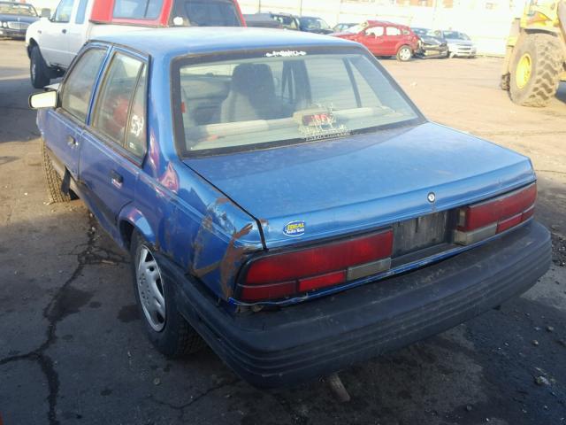 1G1JC5449R7163782 - 1994 CHEVROLET CAVALIER V BLUE photo 3