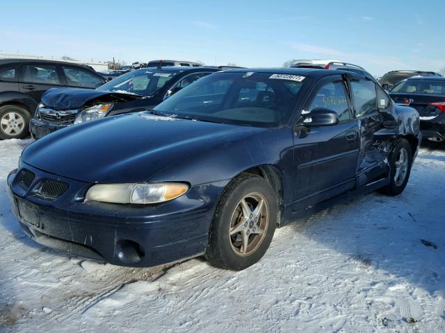 1G2WP52K42F142860 - 2002 PONTIAC GRAND PRIX BLUE photo 2