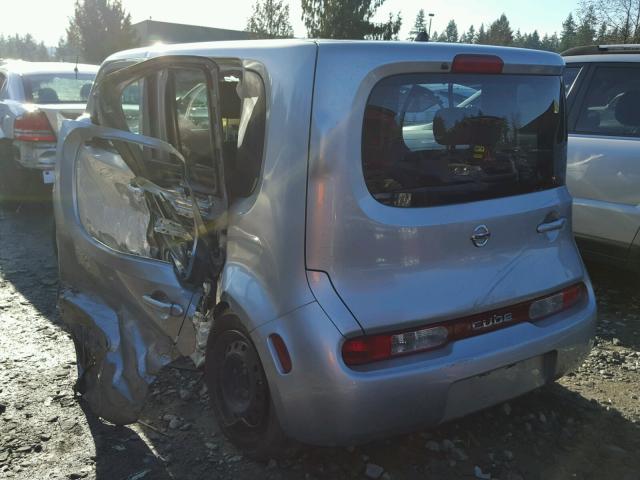 JN8AZ2KR2AT165408 - 2010 NISSAN CUBE BASE SILVER photo 3