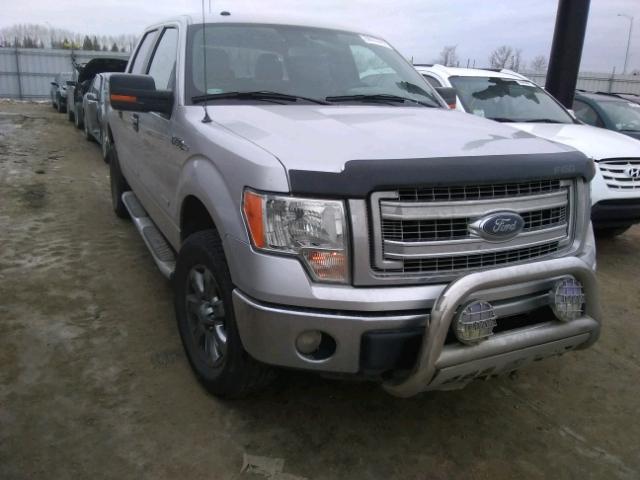 1FTFW1ET2EKF30094 - 2014 FORD F150 SUPER SILVER photo 1