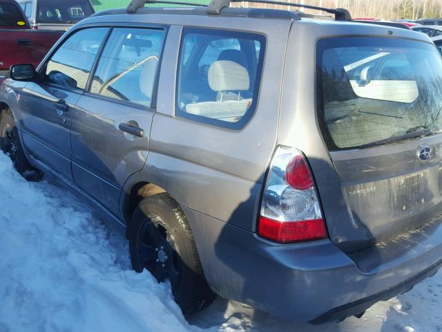 JF1SG63696G749523 - 2006 SUBARU FORESTER 2 SILVER photo 3