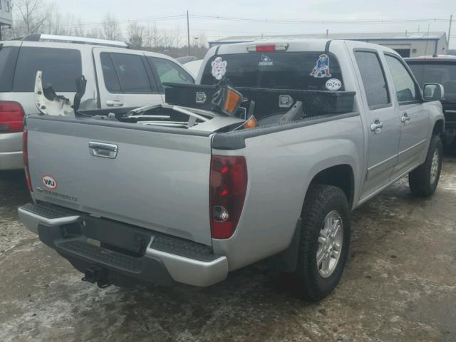 1GCHTCFE9C8122036 - 2012 CHEVROLET COLORADO L SILVER photo 4