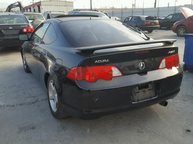 JH4DC54882C012323 - 2002 ACURA RSX BLACK photo 3