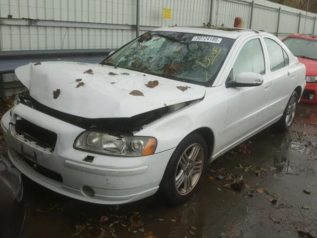 YV1RS592982676542 - 2008 VOLVO S60 2.5T WHITE photo 2