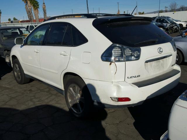 JTJGW31U560002929 - 2006 LEXUS RX 400 WHITE photo 3