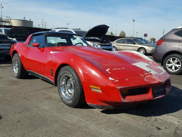 1Z878AS419393 - 1980 CHEVROLET CORVETTE RED photo 1