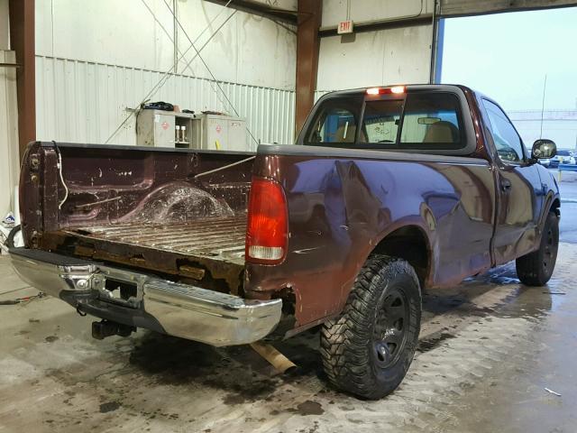 1FTPF17L8YNB46261 - 2000 FORD F150 MAROON photo 4