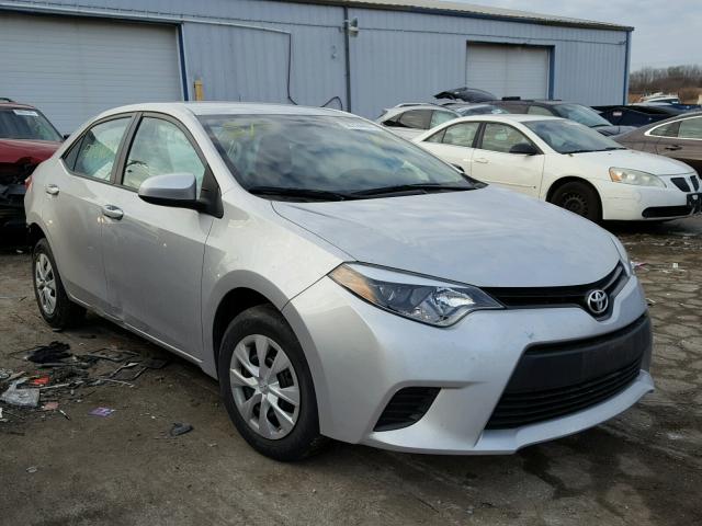 5YFBURHE1FP245633 - 2015 TOYOTA COROLLA L SILVER photo 1