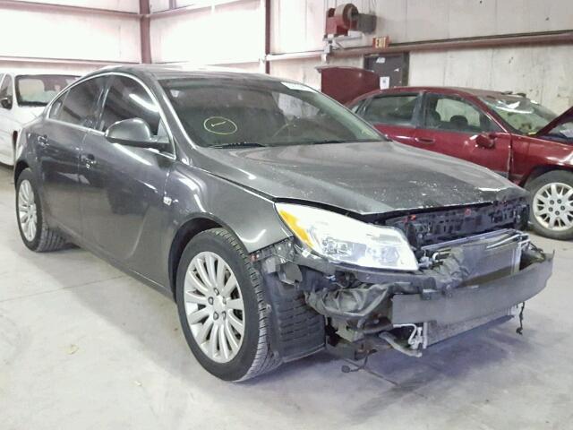 W04GP5EC4B1070313 - 2011 BUICK REGAL CXL GRAY photo 1