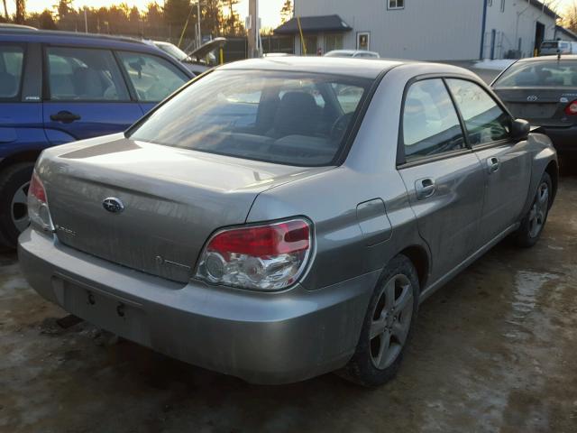 JF1GD61617H512909 - 2007 SUBARU IMPREZA 2. GRAY photo 4