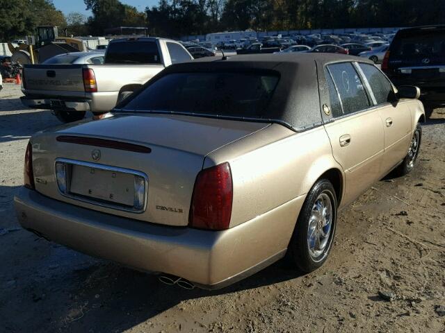 1G6KD54Y05U184871 - 2005 CADILLAC DEVILLE GOLD photo 4