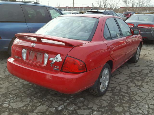 3N1CB51D16L493188 - 2006 NISSAN SENTRA 1.8 RED photo 4